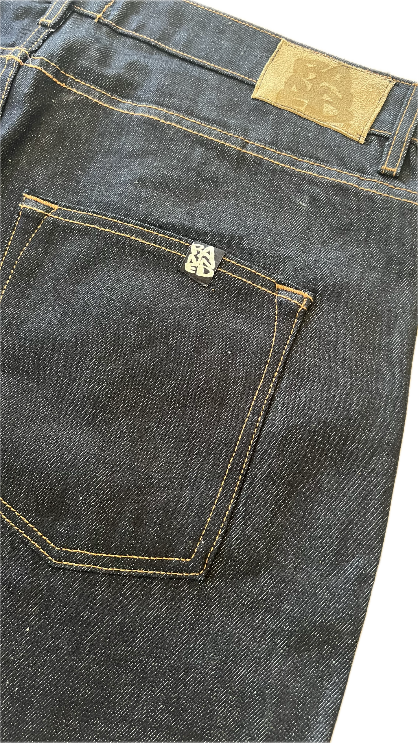 BANNED Baggy Raw Denim Pants