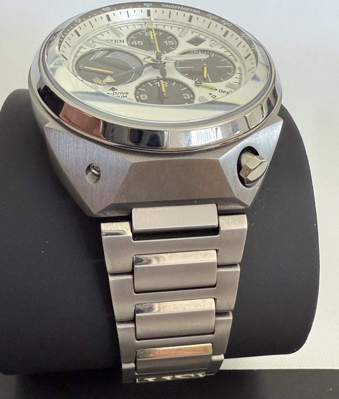 Citizen Bullhead Super-titanium AV0080-88A 43mm Titanium Solar Men's Watch Watch Pre-owned