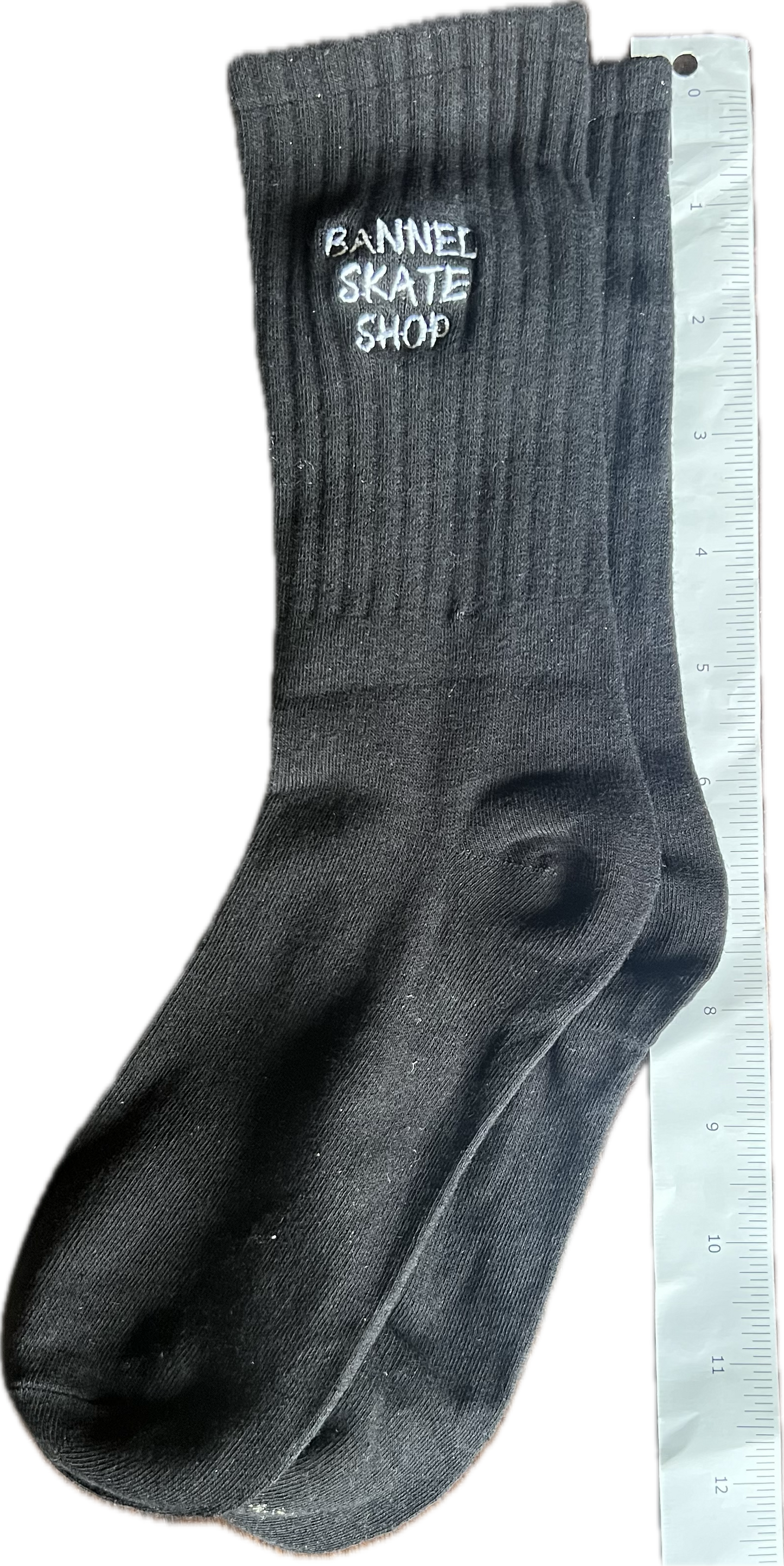 BANNED Skate Shop Black Socks
