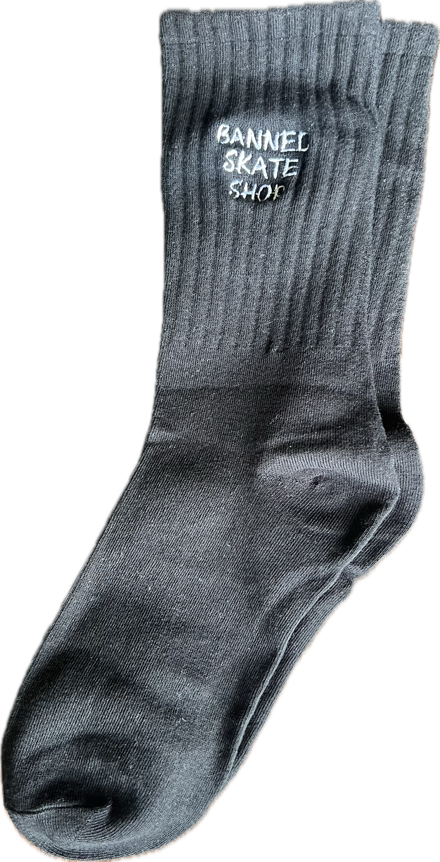 BANNED Skate Shop Black Socks