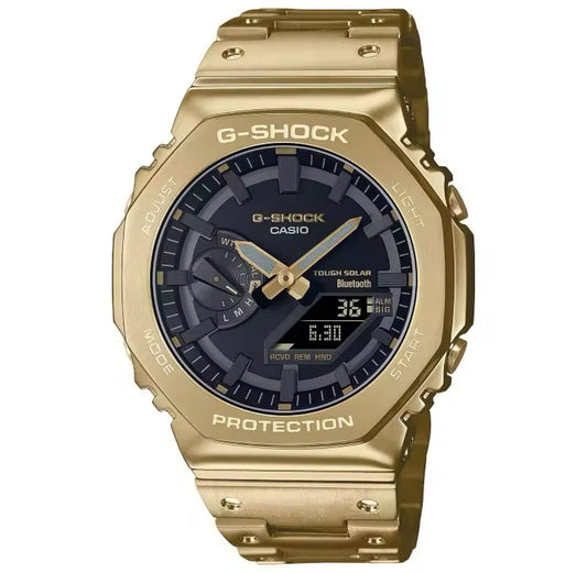 Casio G Shock Full Metal GM-B2100 series Yellow Gold Watch