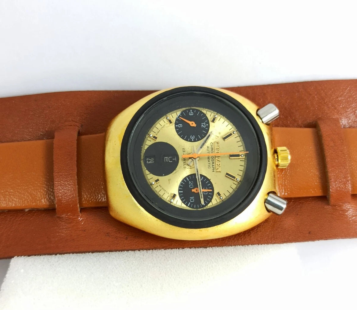 Citizen Bullhead Chrono "Once Upon A Time In Hollywood" Bullhead 8110A 67-9020 Automatic N324 Wristwatch
