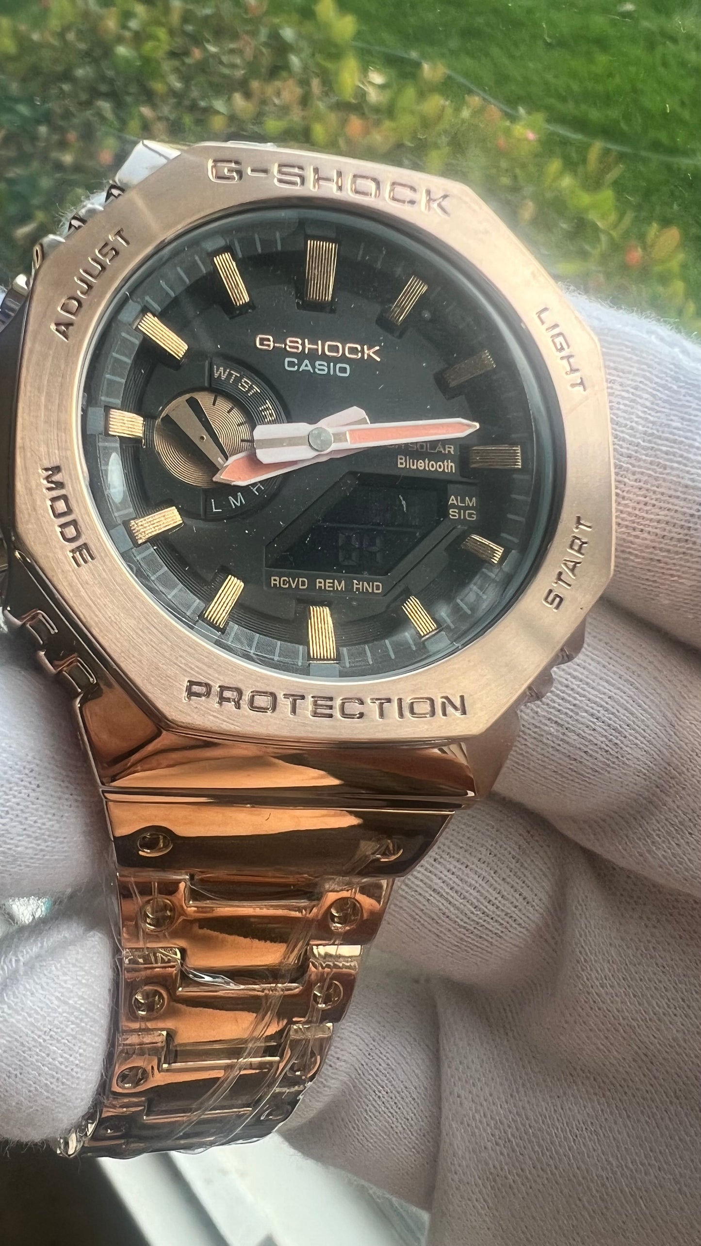 Casio G Shock Full Metal GM-B2100 series Yellow Gold Watch