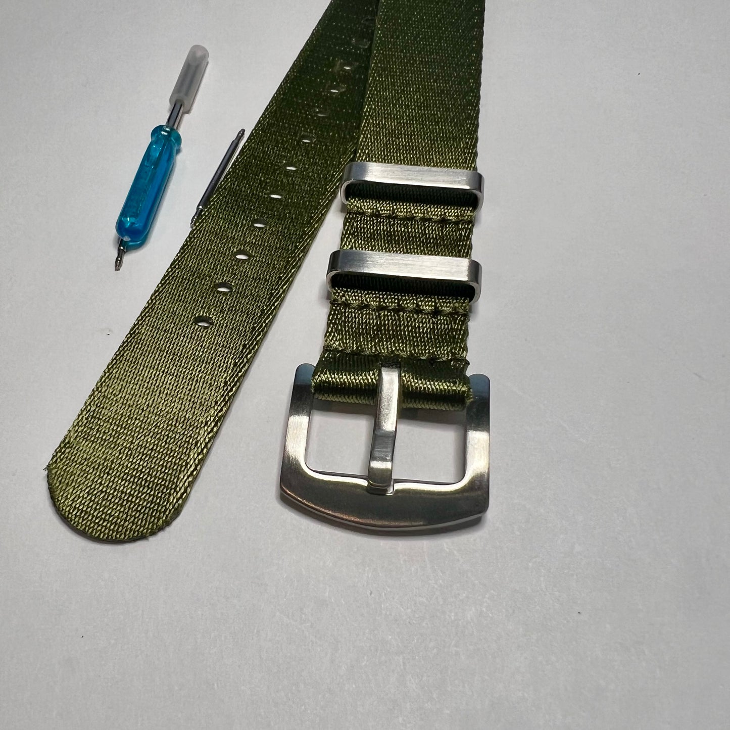 Military Green 22mm Nylon NATO Strap