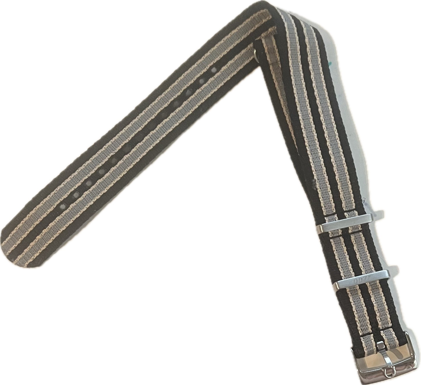 Seamaster No Time To Die NATO Raised Logo Strap