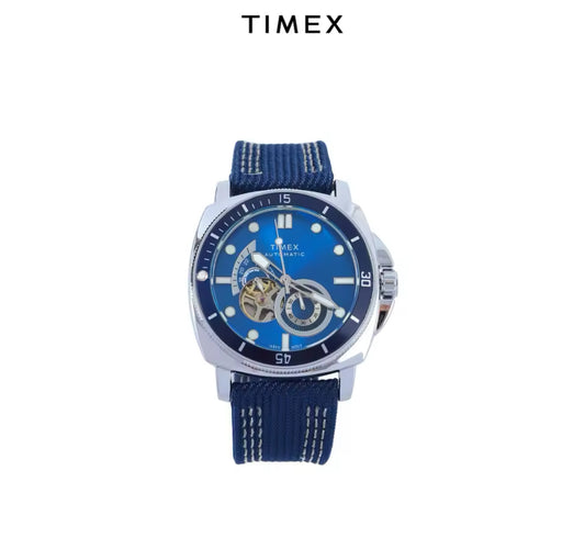 Timex Diver Blue, Canvas Strap Automatic Movement 40mm Watch