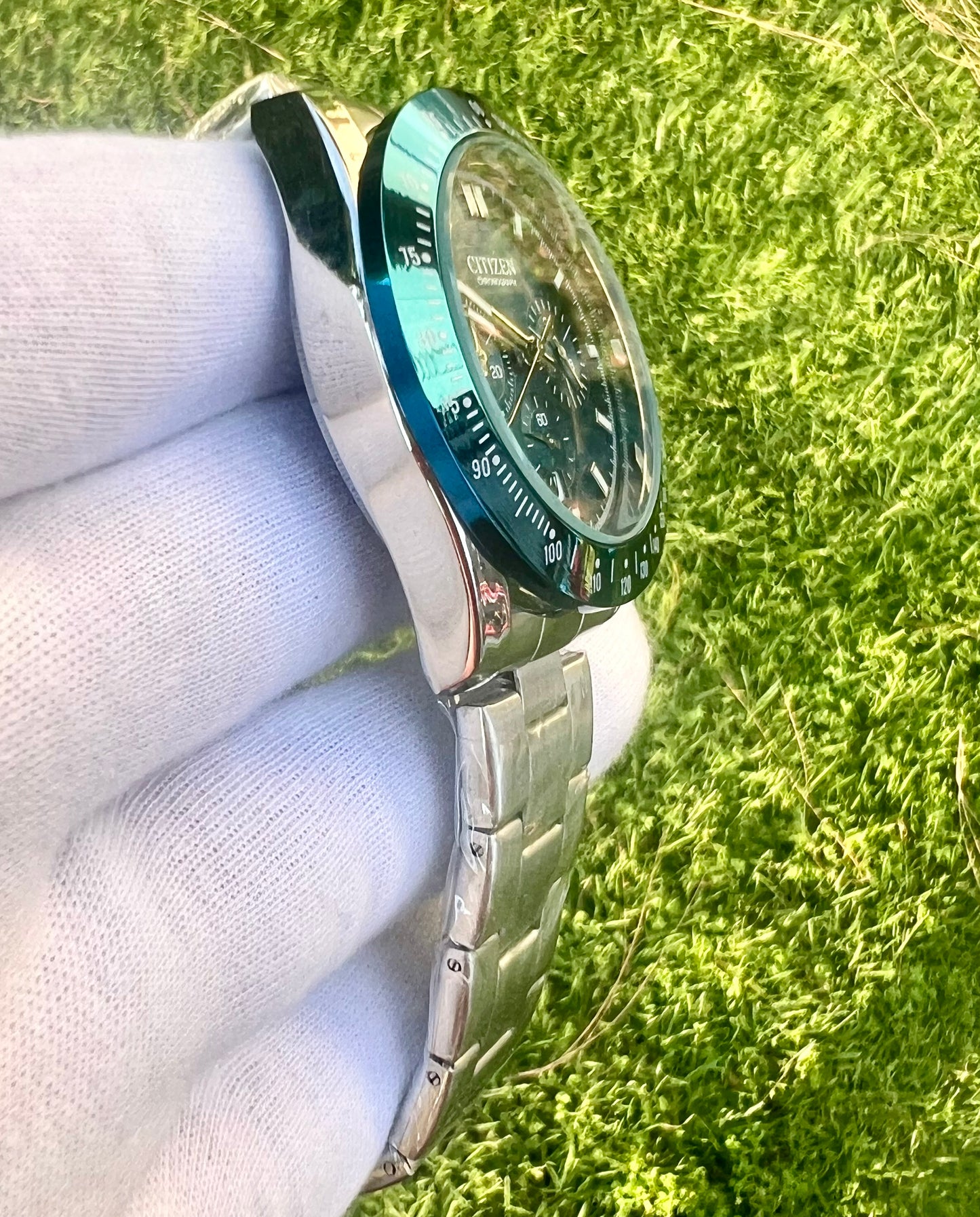 Citizen Eco-Drive, Chrono Avion Brilliant Blue 44mm Quartz Watch CA4500-08X
