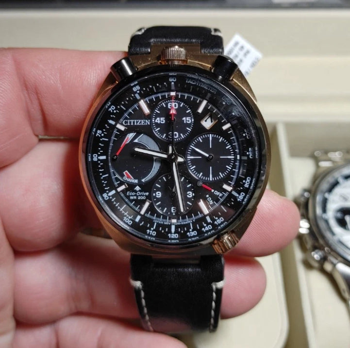 Citizen Promaster Chronograph Racer LIMITED EDITION Tsuno Bullhead Eco Drive Watch Pre-owned