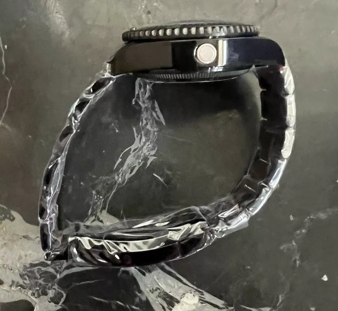 Luxury Sea Dweller 44mm Jacques Piccard Style All Black PVD Automatic Movement Watch