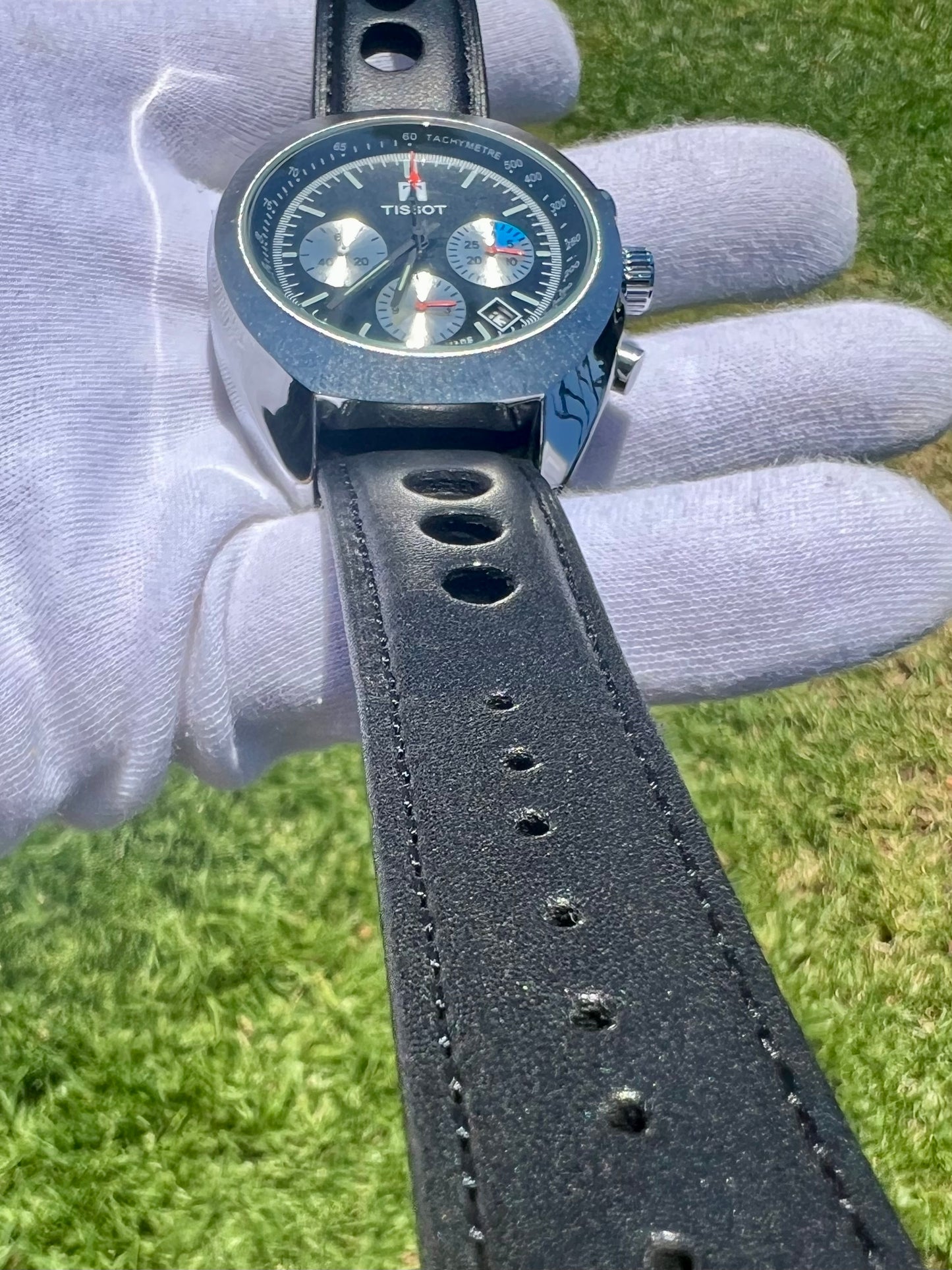 Tissot Heritage 1973 Chronograph Quartz Movement Leather Watch