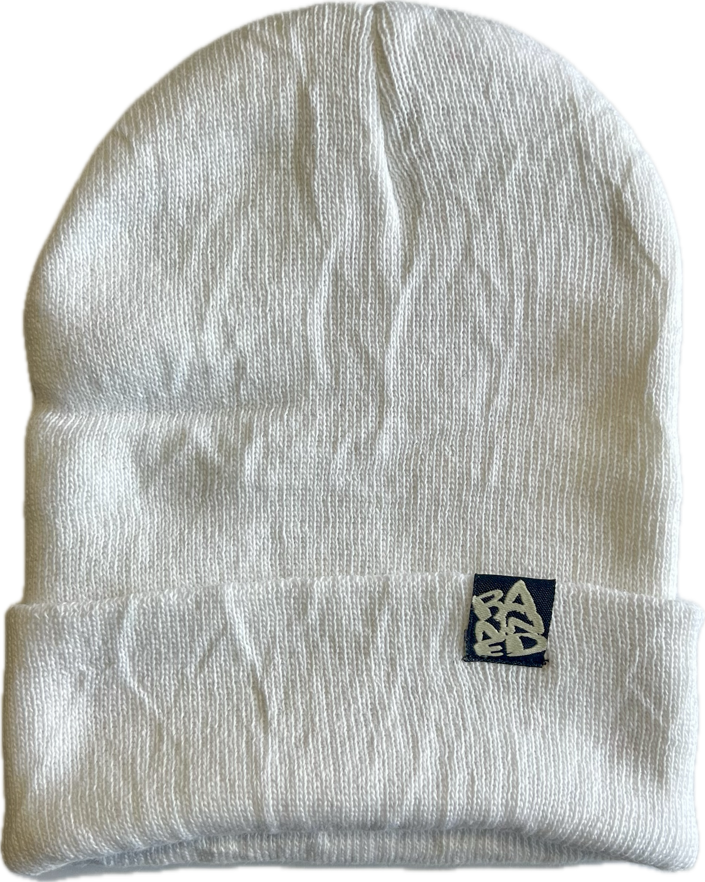 BANNED® White Cuffless Beanie