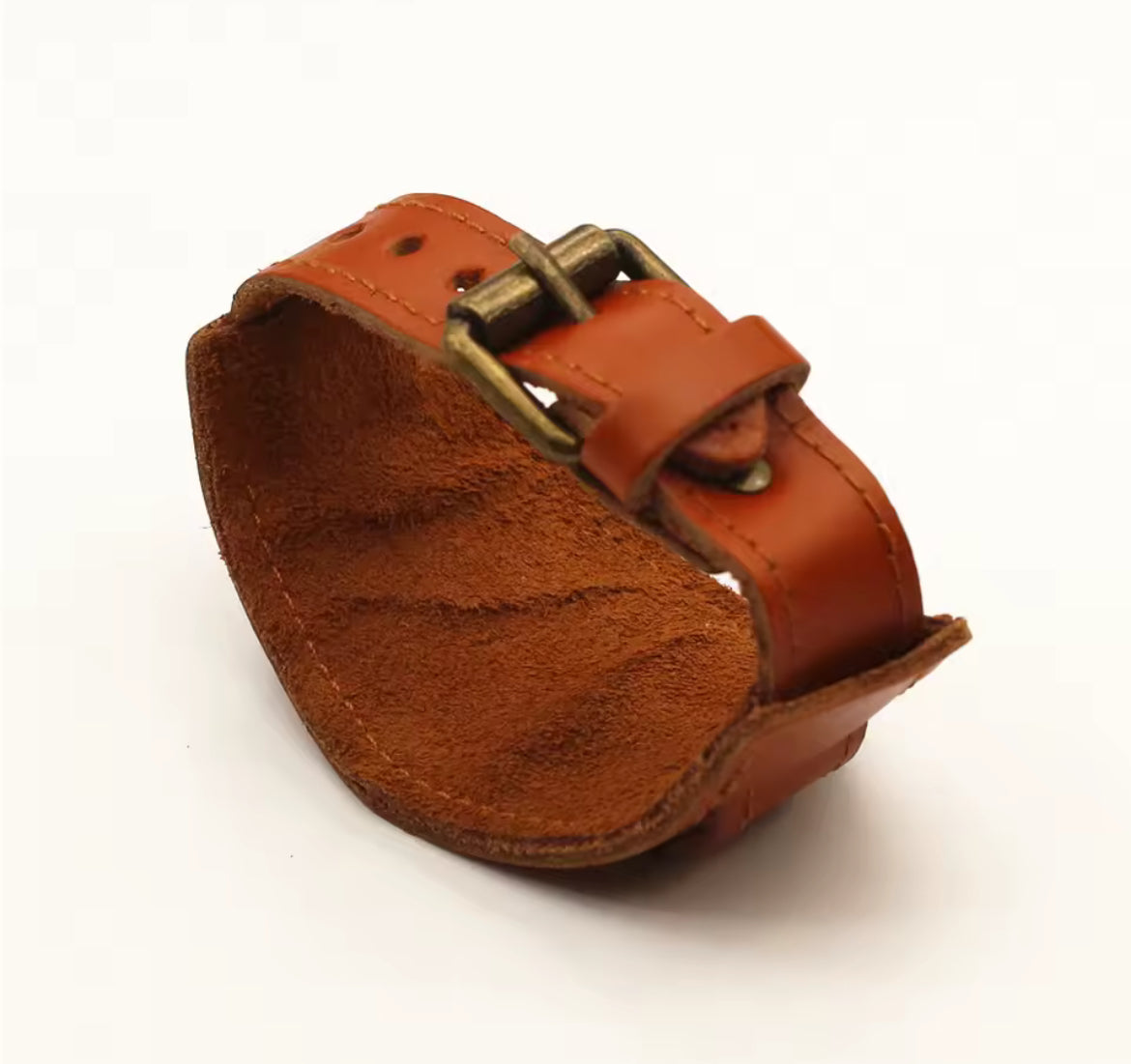 Bund Biker Watch Strap Black color Genuine Italian buttero Leather