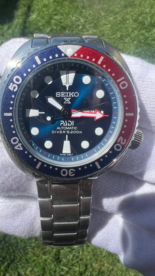 Seiko Padi Prospex  Pepsi 45 mm Automatic Stainless Steel Srpd53k1 Watch