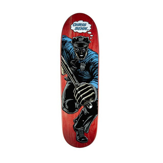 Powell Peralta Chris Senn Cop Reissue Skateboard Deck - 9.13 x 31.83
