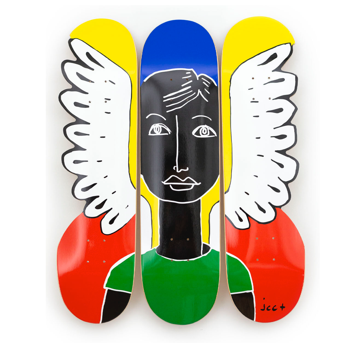 Pop Wing Flip 2, JEAN-CHARLES DE CASTELBAJAC Skateboard Deck