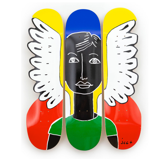 Pop Wing Flip 2, JEAN-CHARLES DE CASTELBAJAC Skateboard Deck