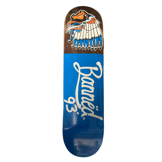 BANNED Script Skateboard Deck