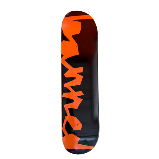 Banned Tribute Orange Skateboard Deck