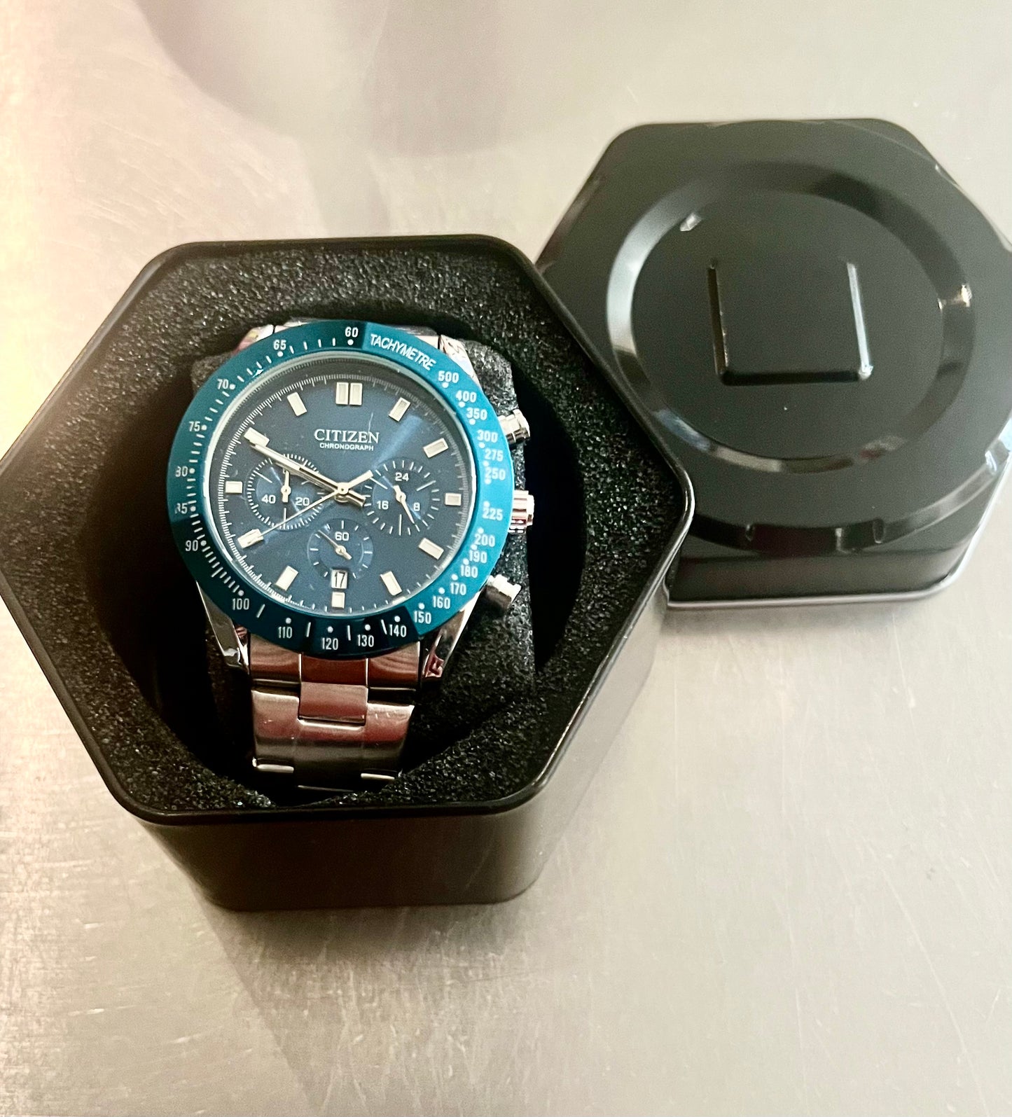 Citizen Eco-Drive, Chrono Avion Brilliant Blue 44mm Quartz Watch CA4500-08X