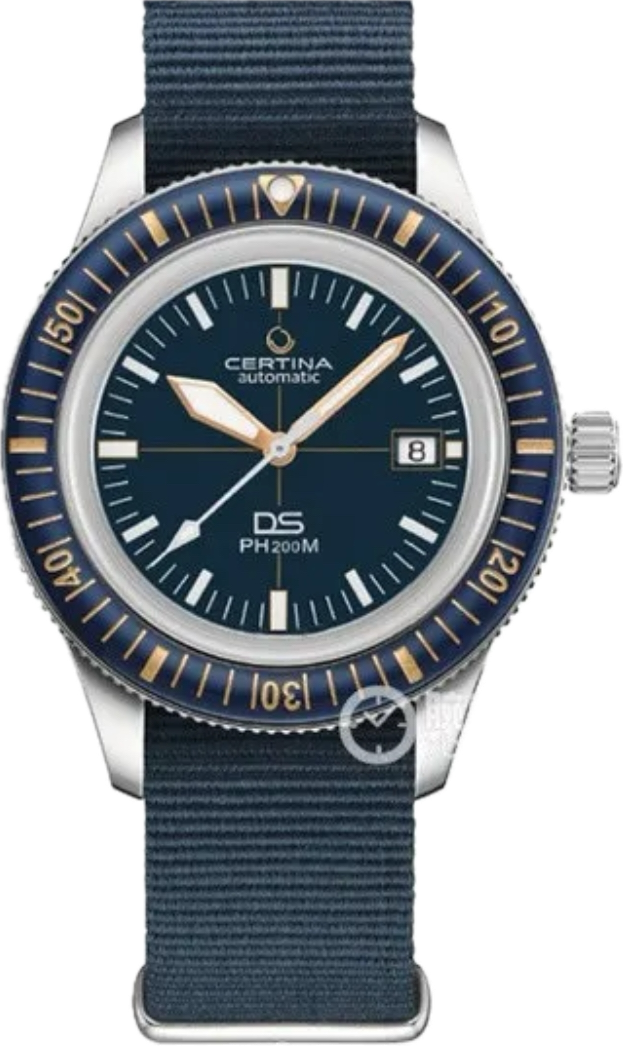 Luxury Cert. DS Mod Blue Dial Quartz Movement NATO Strap