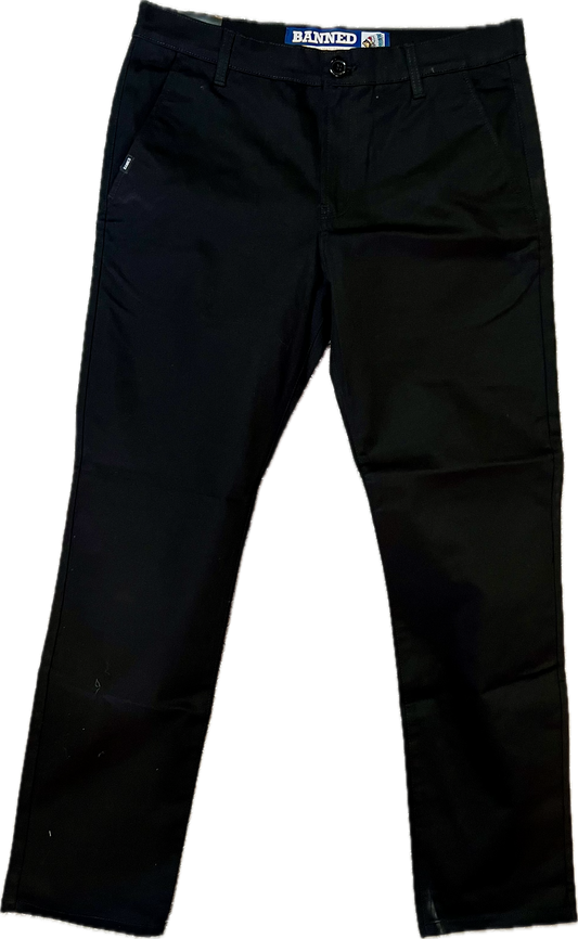 BANNED® Smoking Gun 2 Chino Pants Black