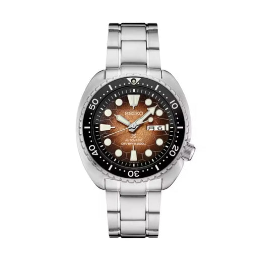 Seiko Padi Prospex Orange/Brown 45 mm Automatic Stainless Steel Srpd53k1 Watch