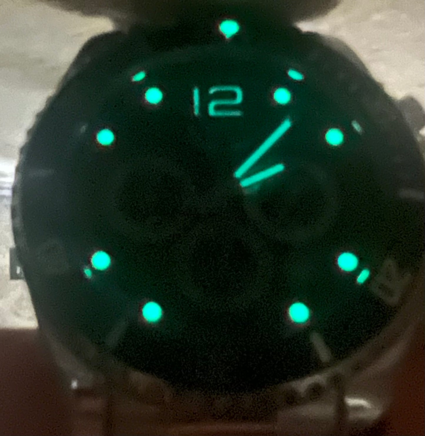 Lige Chronograph Moon Black dial Stainless Steel Quartz Movement Watch