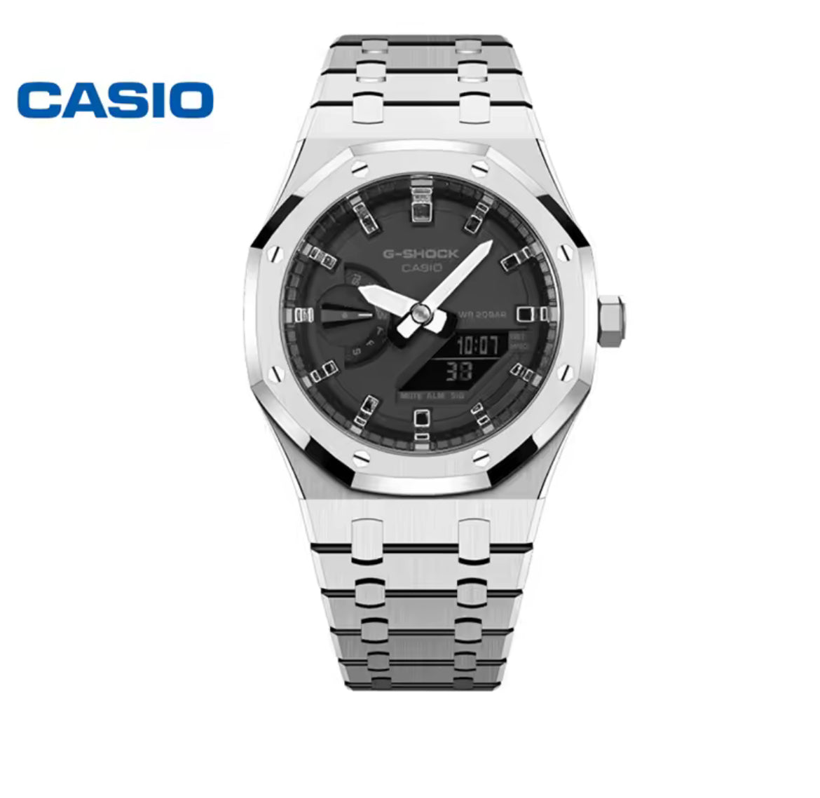 2025 NEW Casio GA-2100-1A1-Audemars Piguet Mod octagonal sports waterproof quartz G-SHOCK Watch