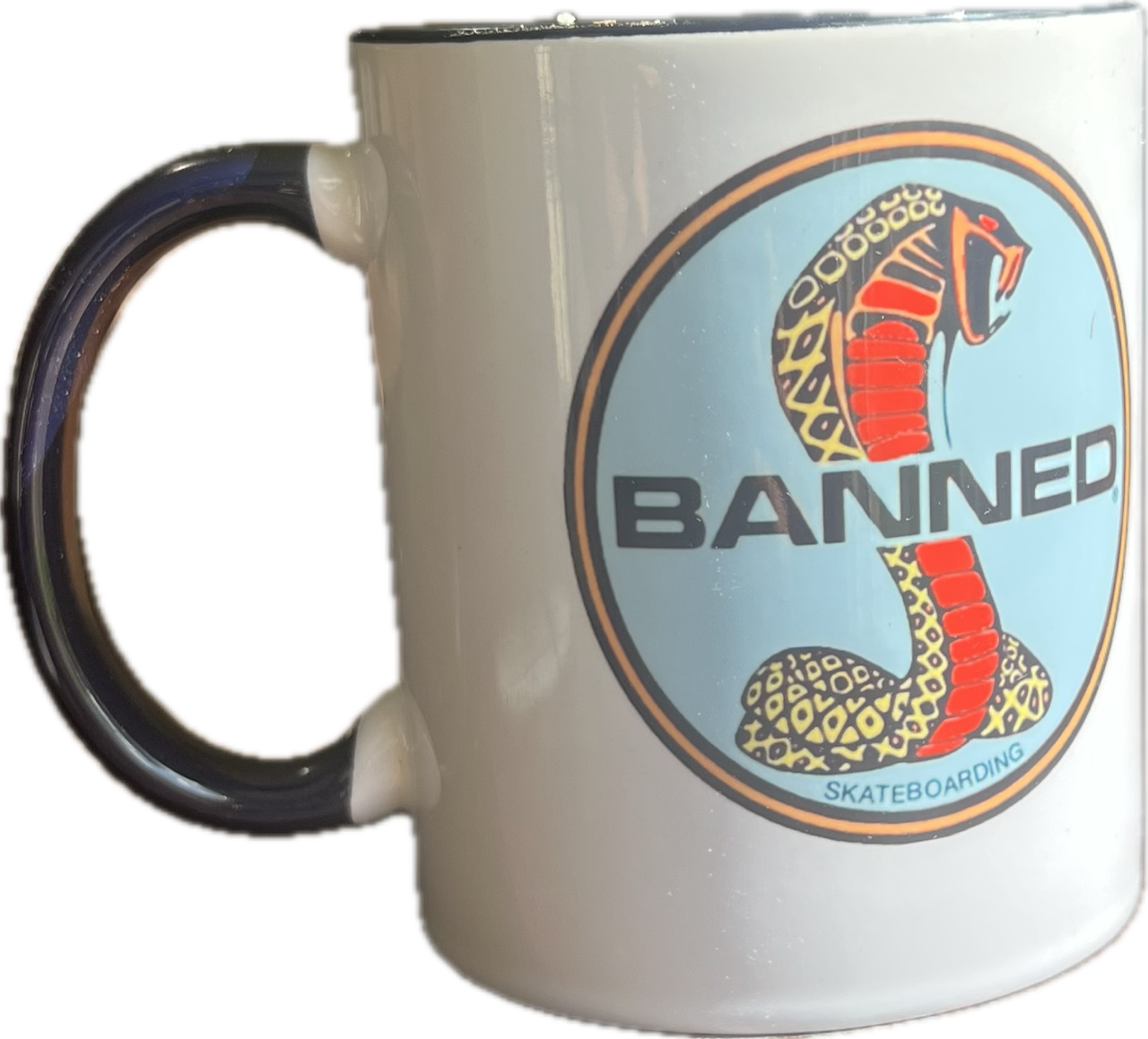 BANNED 11 oz Cobra Black/white Mug