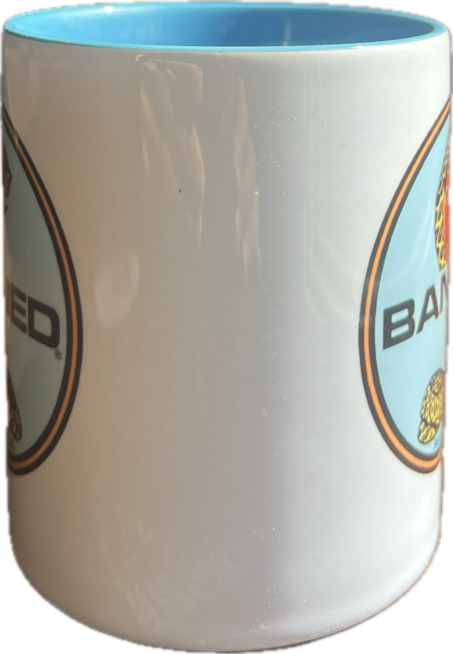 BANNED 11 oz Blue Cobra Mug