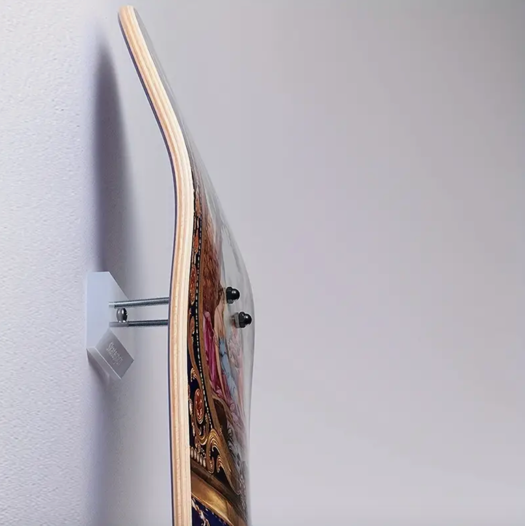 Skateboard Acrylic Wall Mount Display