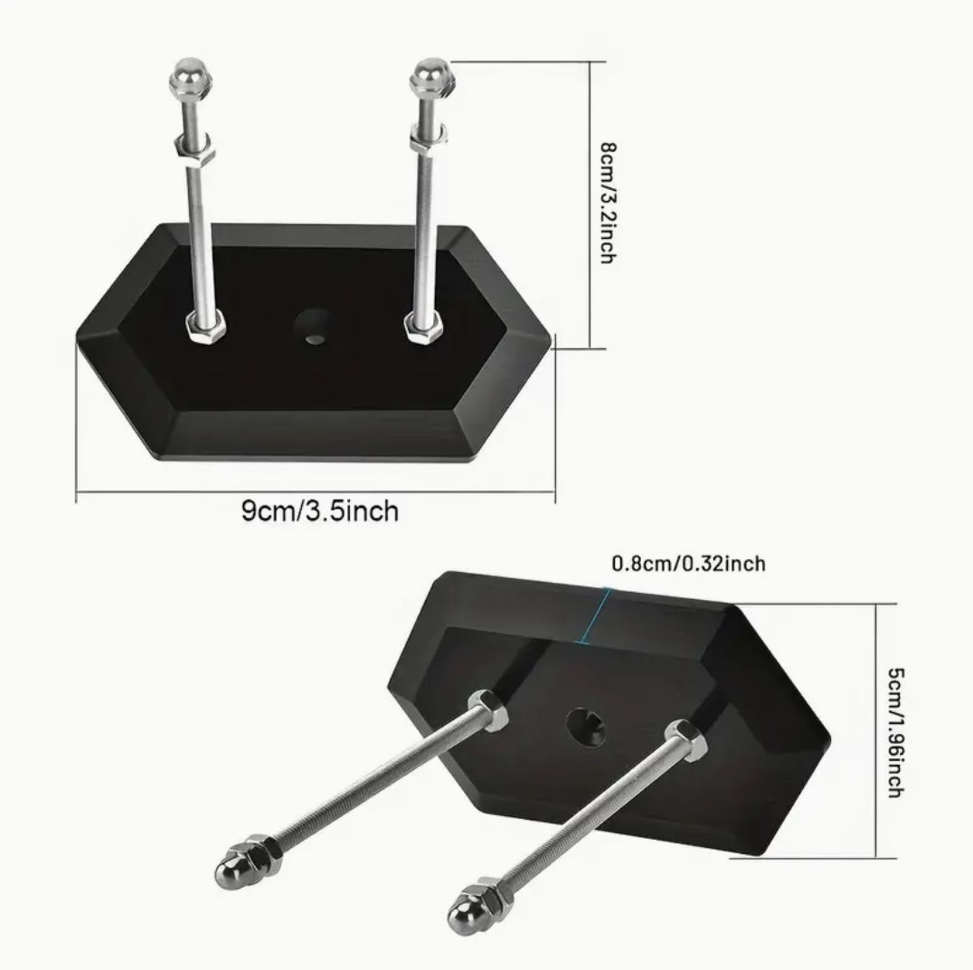Skateboard Wall Mount Display Black (1)