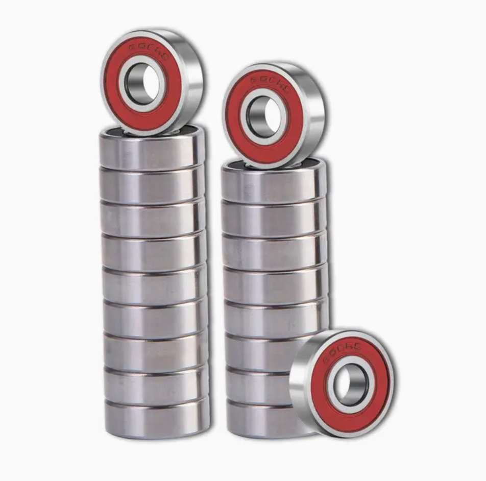 Red 608 Skateboard Bearings (10)Set
