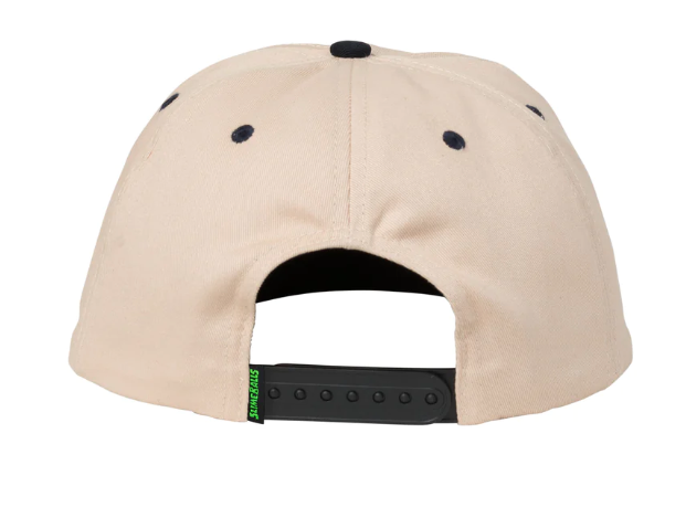 Slime Balls Strip Snapback Tan Hat