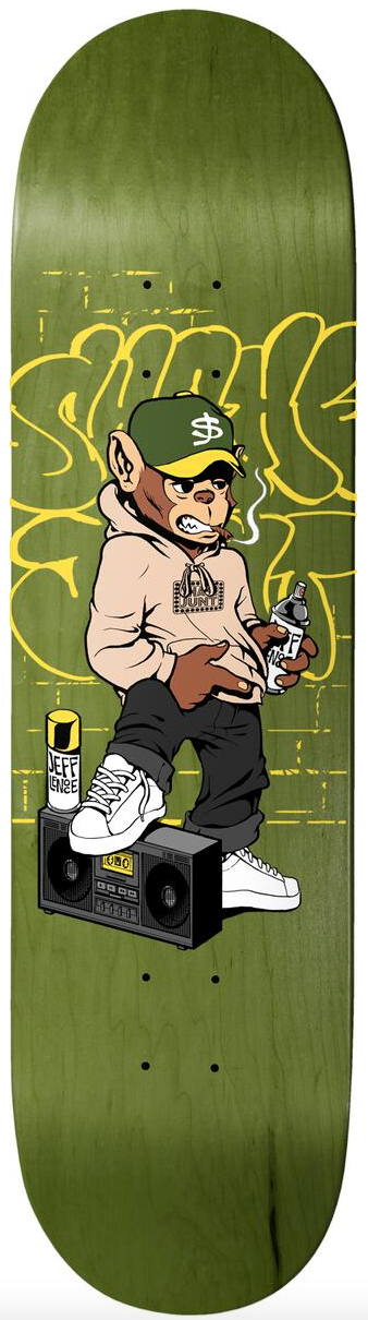 Shake Junt Jeff Lenoce Snaps 8.25 Skateboard Deck