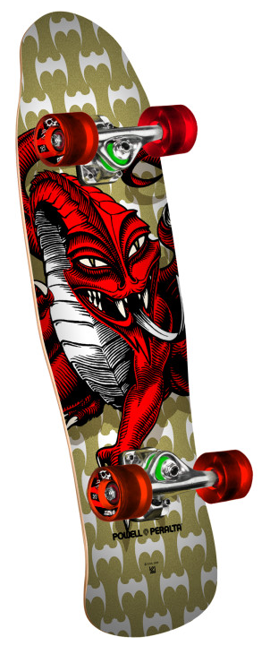 Powell Peralta Mini Cab Dragon Gold 8.0 Complete Skateboard