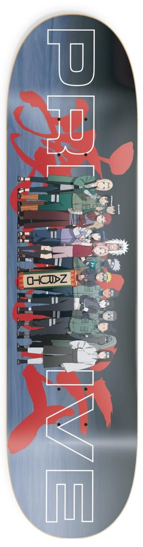 Primitive Naruto Leaf Village 8.25 Skateboard Deck