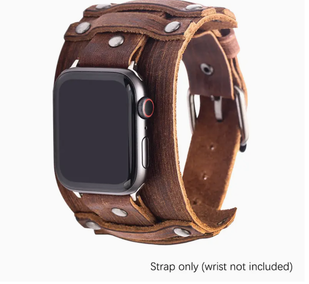 Leather Band for Apple Watch iOS 12.1