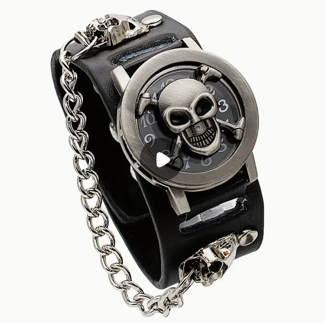 Flip cover and chain young adult watch
