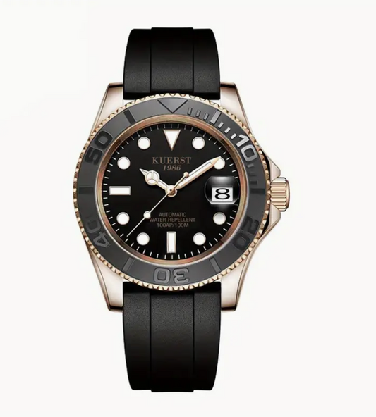 Premium Yacht Master design Rubber Band Automatic Watch All