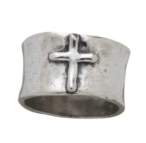 Cross vintage ring