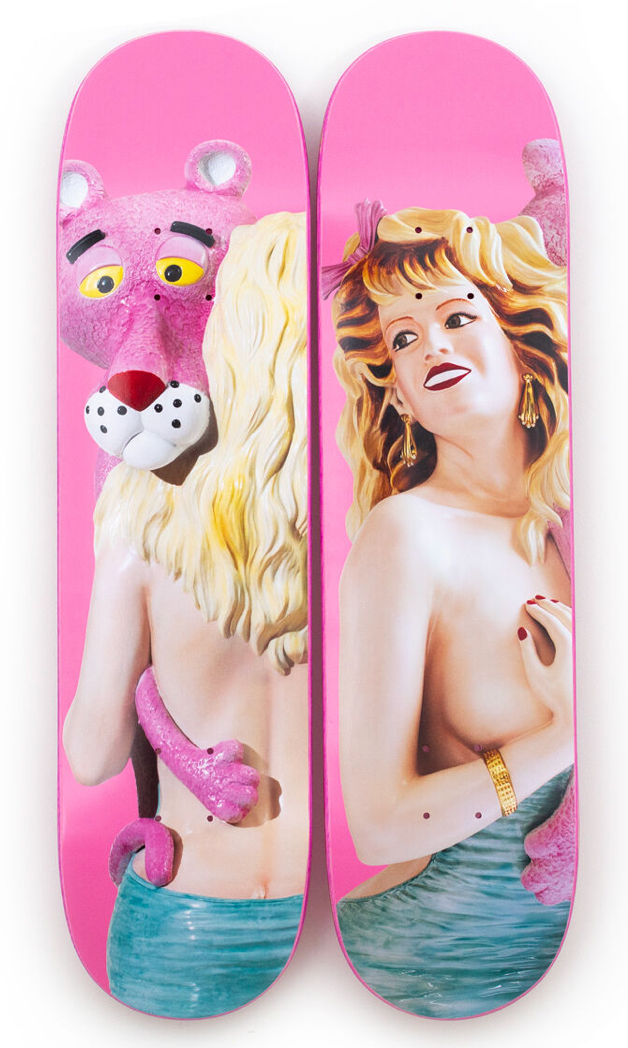 Pink Panther Skateboard #69, JEFF KOONS