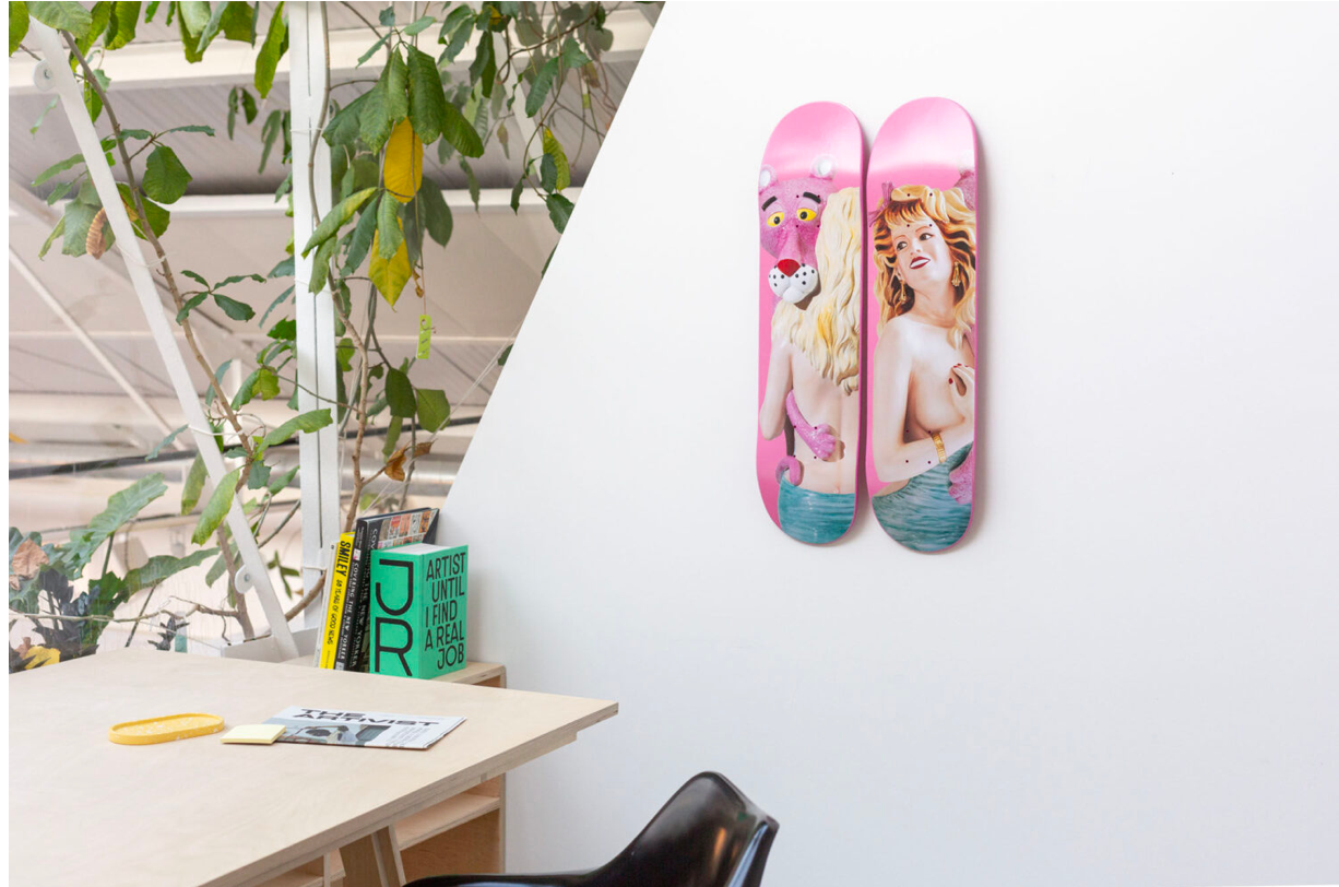 Pink Panther Skateboard #68, JEFF KOONS