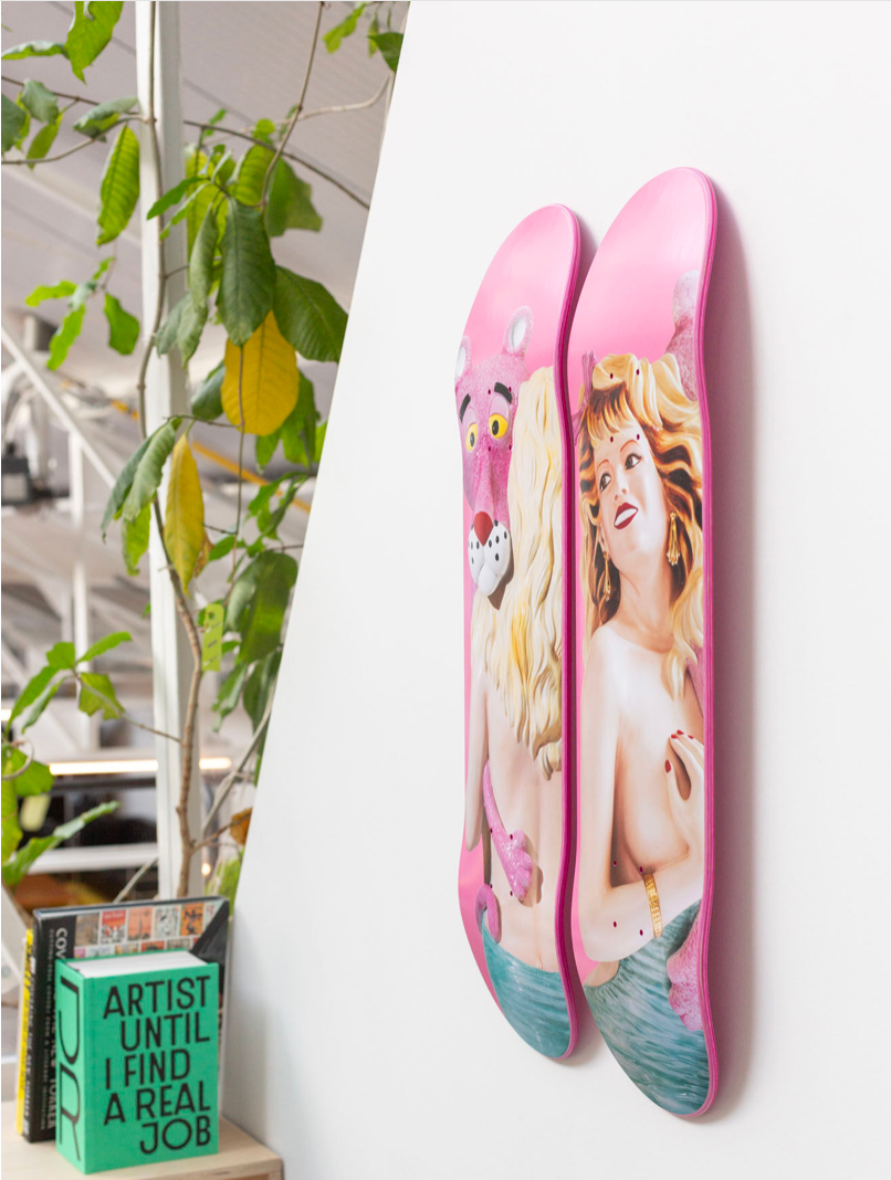 Pink Panther Skateboard #68, JEFF KOONS
