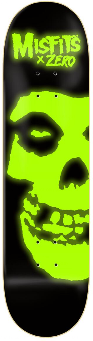 Zero x Misfits Fiend Skull (Glow) 8.5 Skateboard Deck