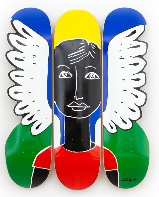 Pop Wing Flip 1, JEAN-CHARLES DE CASTELBAJAC Skateboard Deck