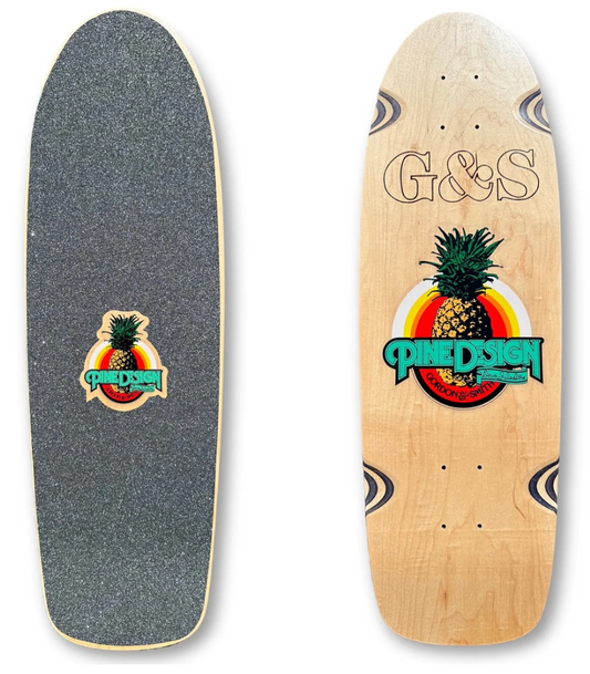 G&S 30" Original Pine Design Reissue - Natural Reissue Skateboard Deck