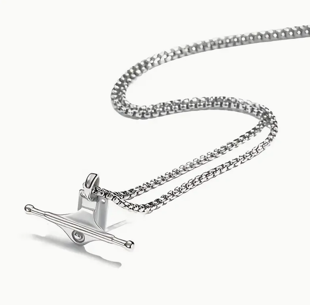 Skateboard Truck Necklace