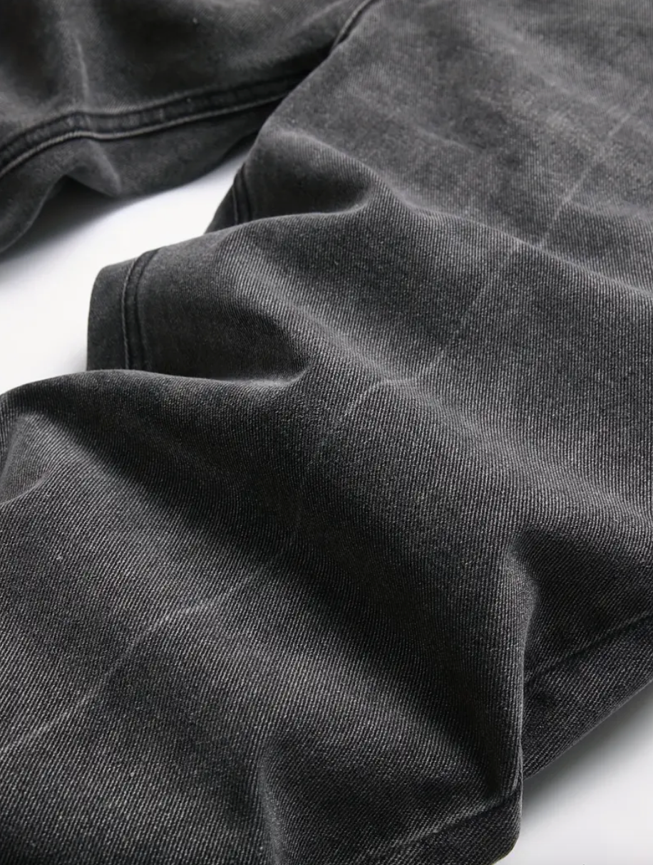 BANNED Regular Fit Denim Pants (Dark Gray)