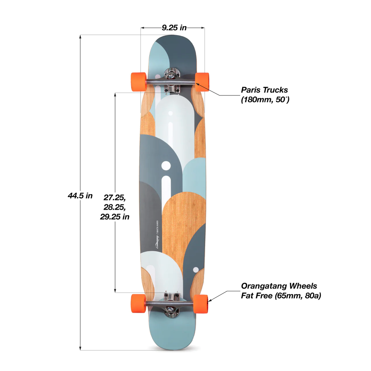 Loaded Mata Hari 44.5" Longboard